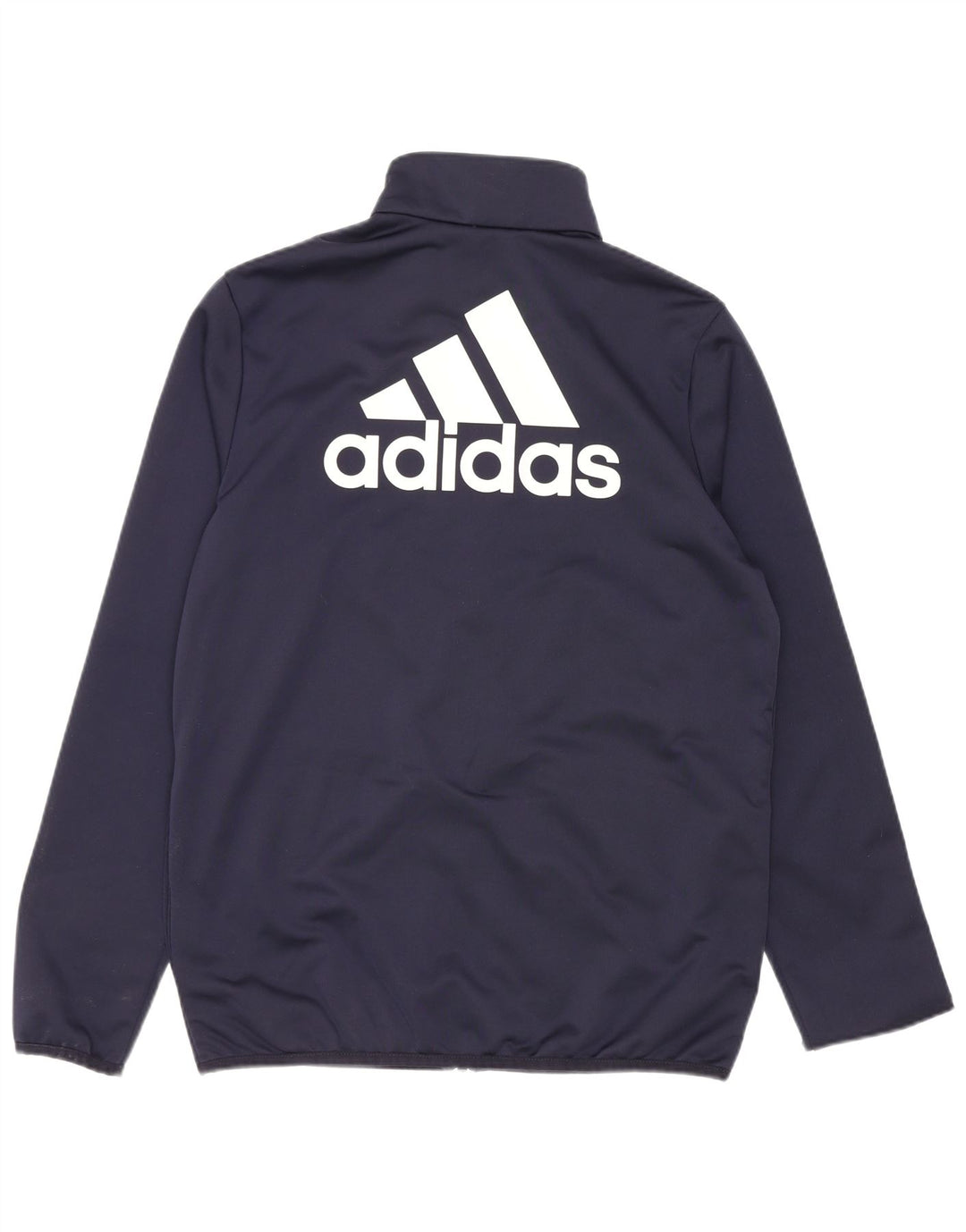 Adidas drenge grafisk træningsdragt topjakke 13-14 år marineblå polyester