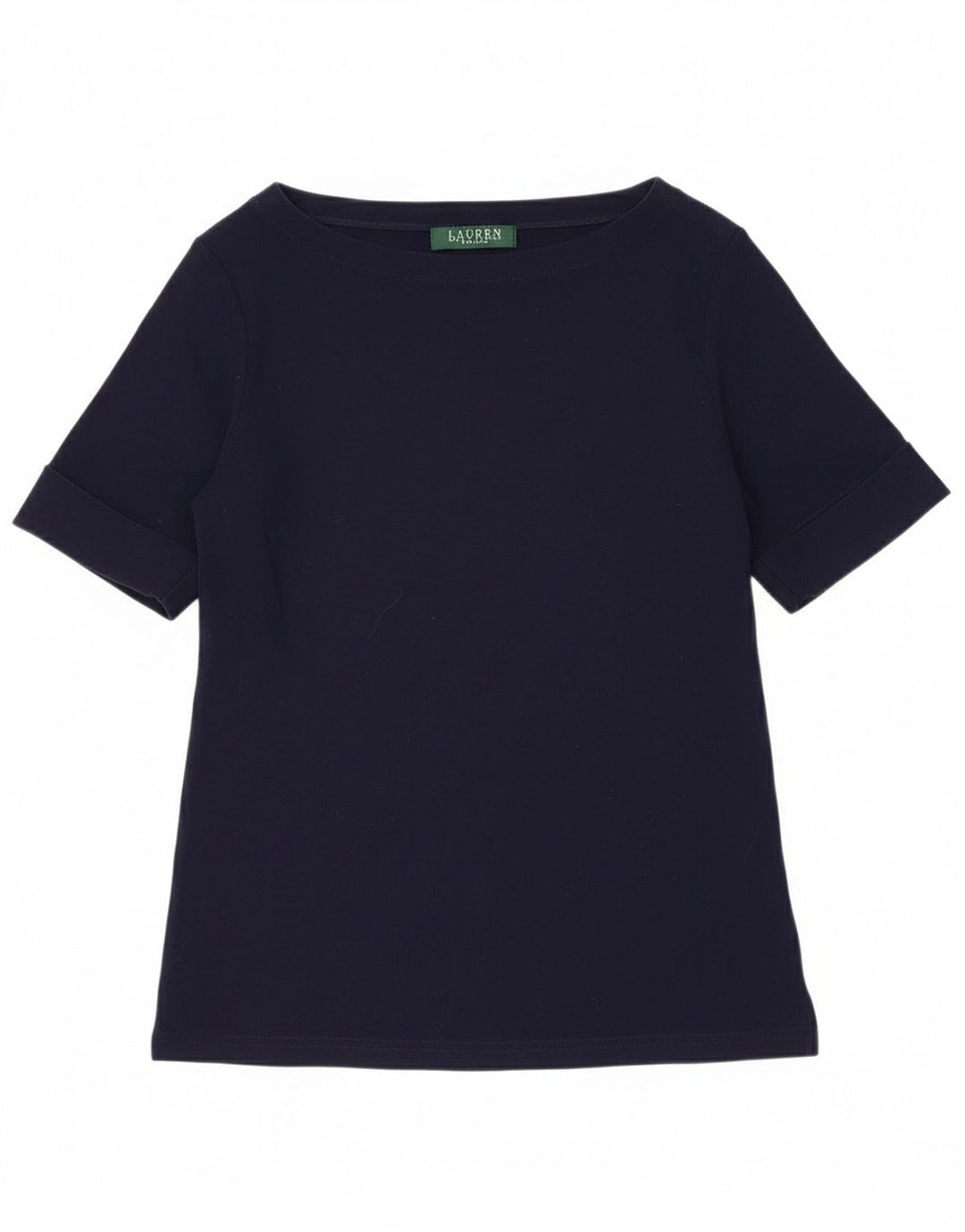 Ralph Lauren Damebluse Top UK 10 Small Navy Blue