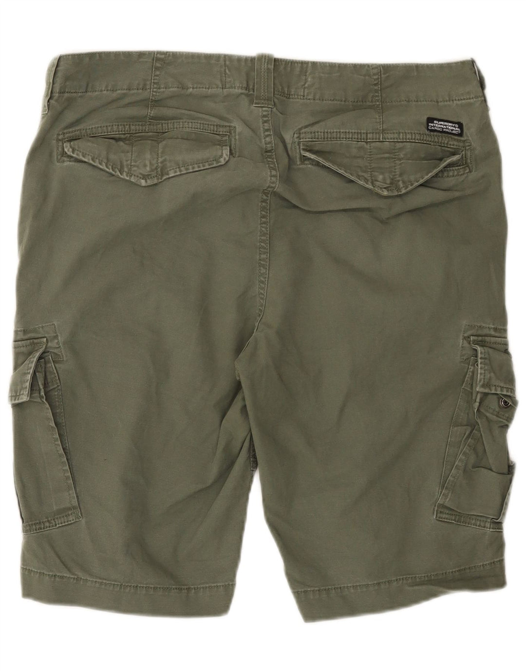 SUPERDRY Cargo Shorts til mænd W36 Large Khaki Bomuld