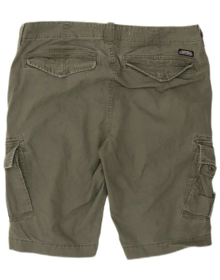 SUPERDRY Cargo Shorts til mænd W36 Large Khaki Bomuld