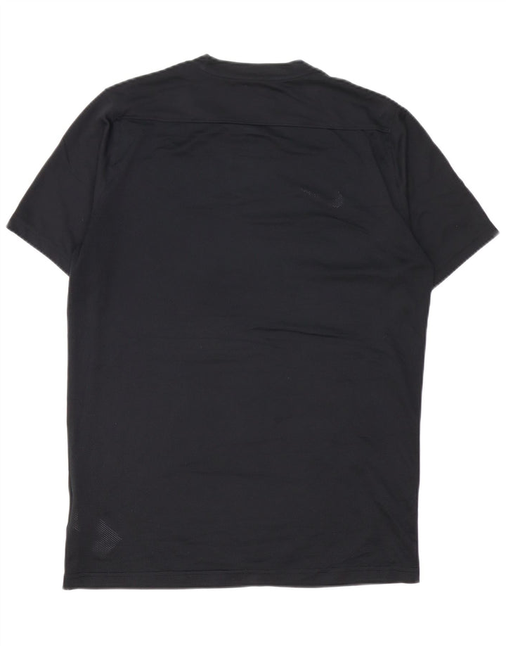 NIKE Dri Fit T-shirt top til mænd, stor sort polyester