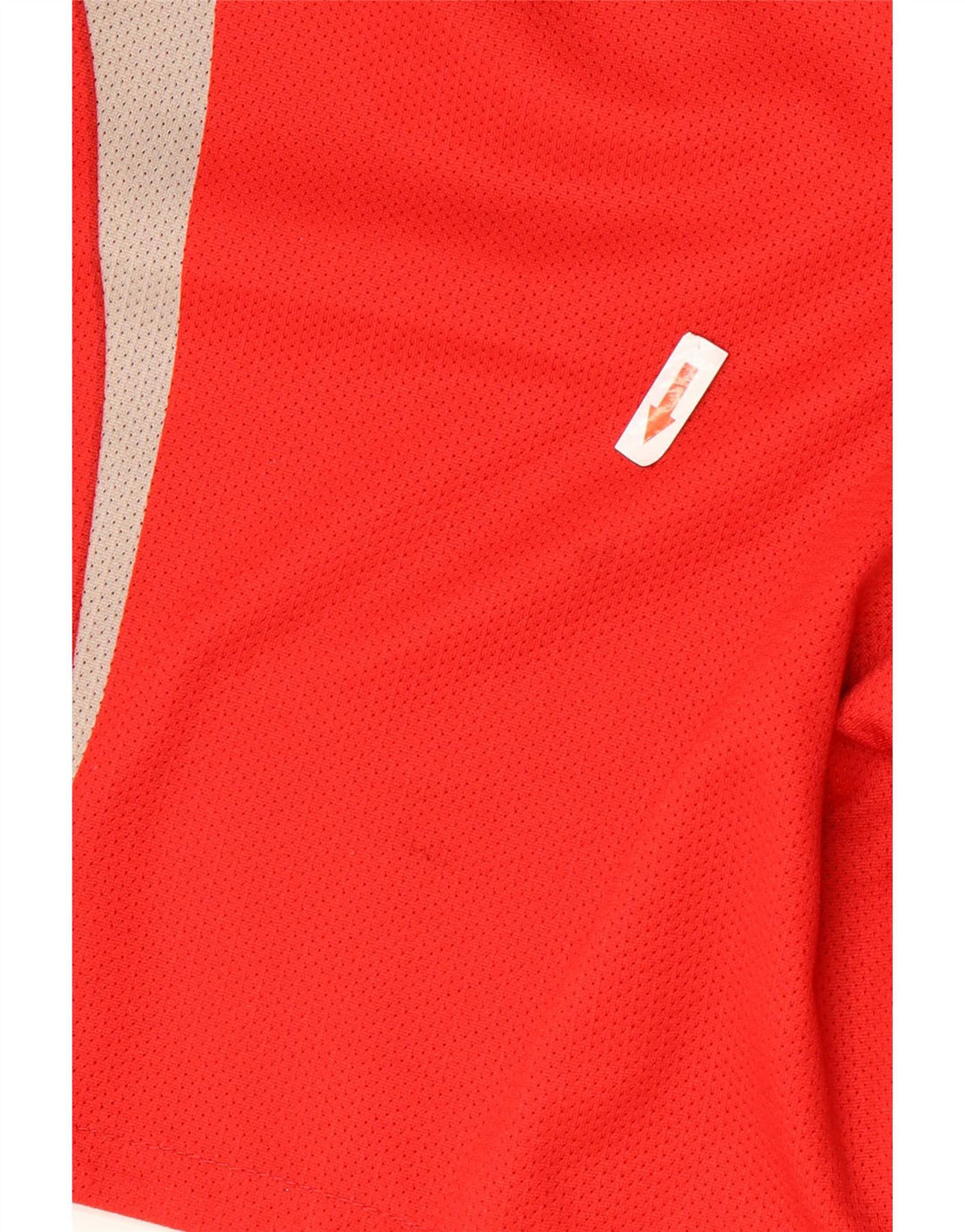 Champion Herre grafiske sportsshorts Large Rød Colourblock Polyester
