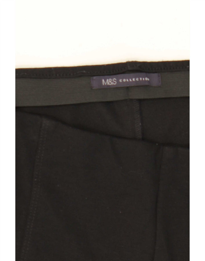 Marks & Spencer Straight Cropped bukser til kvinder W33 L26 Sort