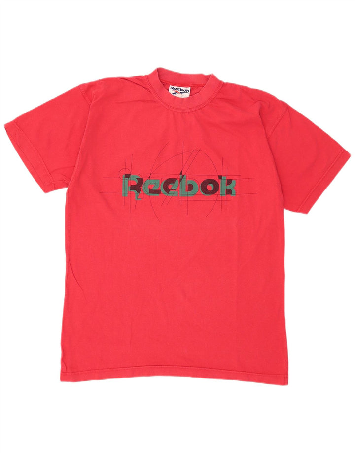 Reebok Herre Grafisk T-Shirt Top Lille Rød