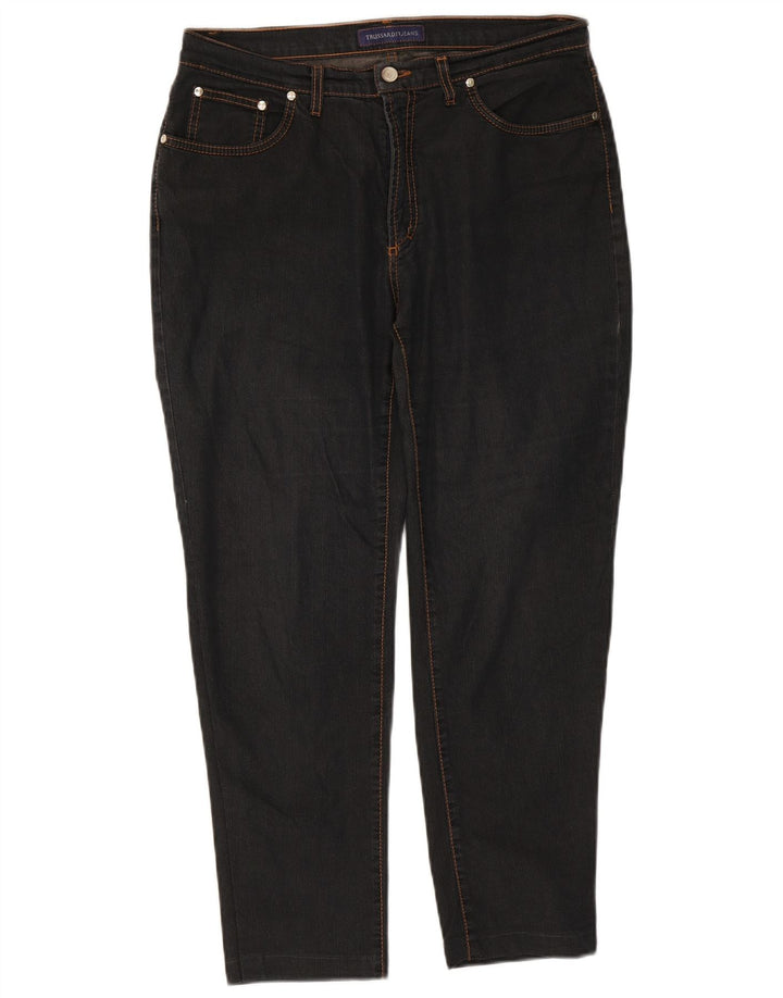Trussardi koniske jeans til kvinder W34 L26 sort