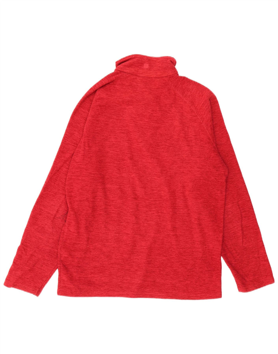 Mountain Warehouse Herre lynlåshals Fleece Jumper Medium Rød Flecked Polyester