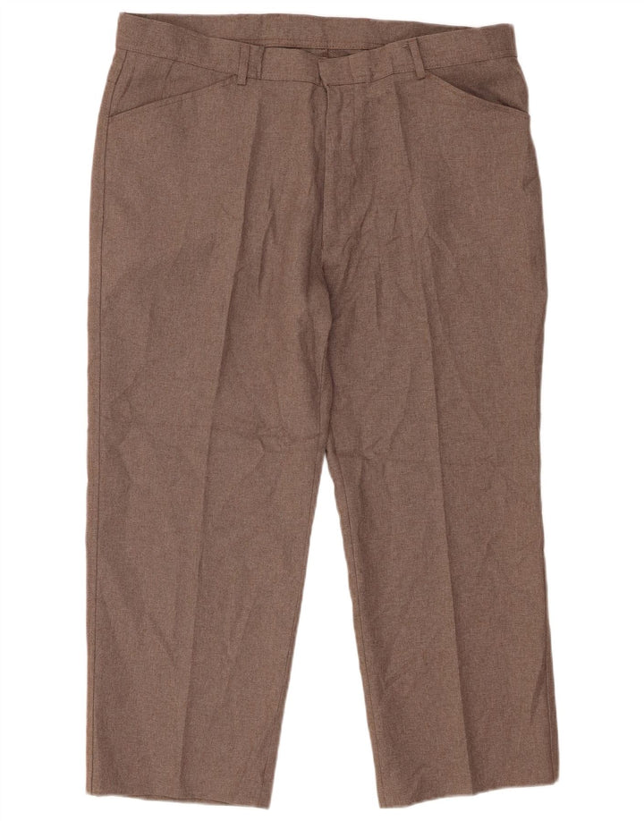 Farah Straight Cropped bukser til mænd W40 L26 brun polyester