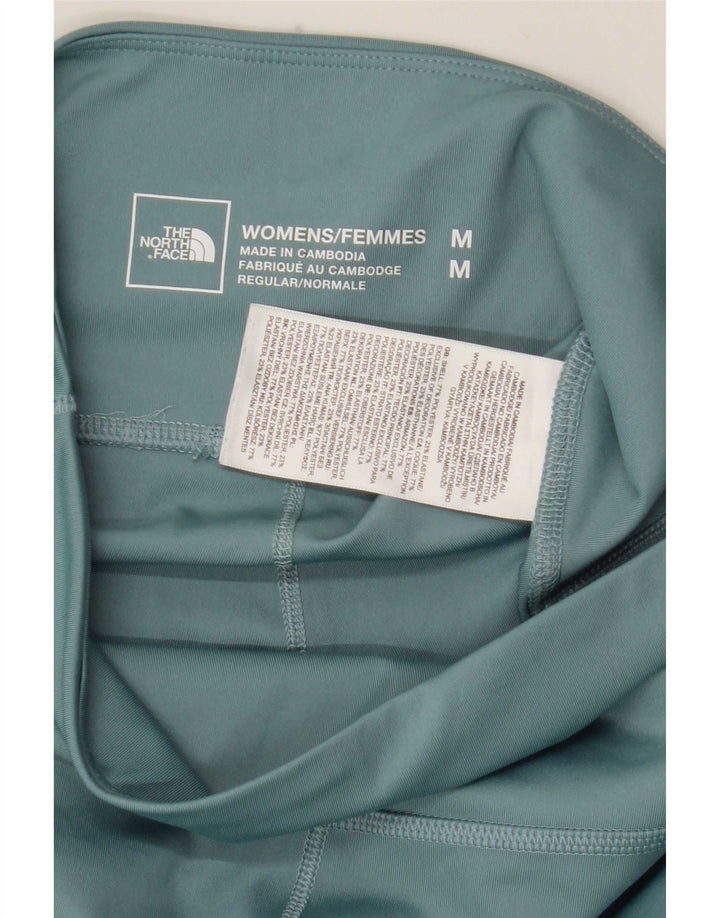 The North Face Kvinders Grafiske Leggings UK 12 Medium Blue Polyester