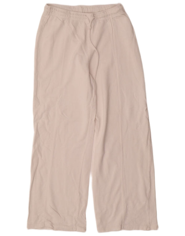 Zara Træningsdragtsbukser til kvinder UK 16 Large White Bomuld