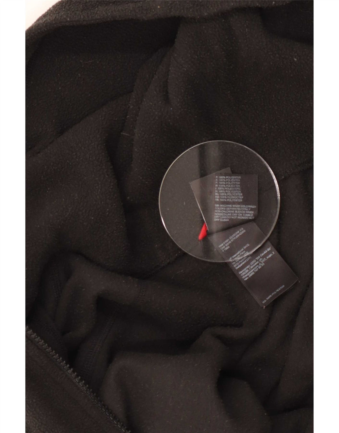 The North Face Fleecejakke med hætte til kvinder UK 12 Medium Sort Polyester