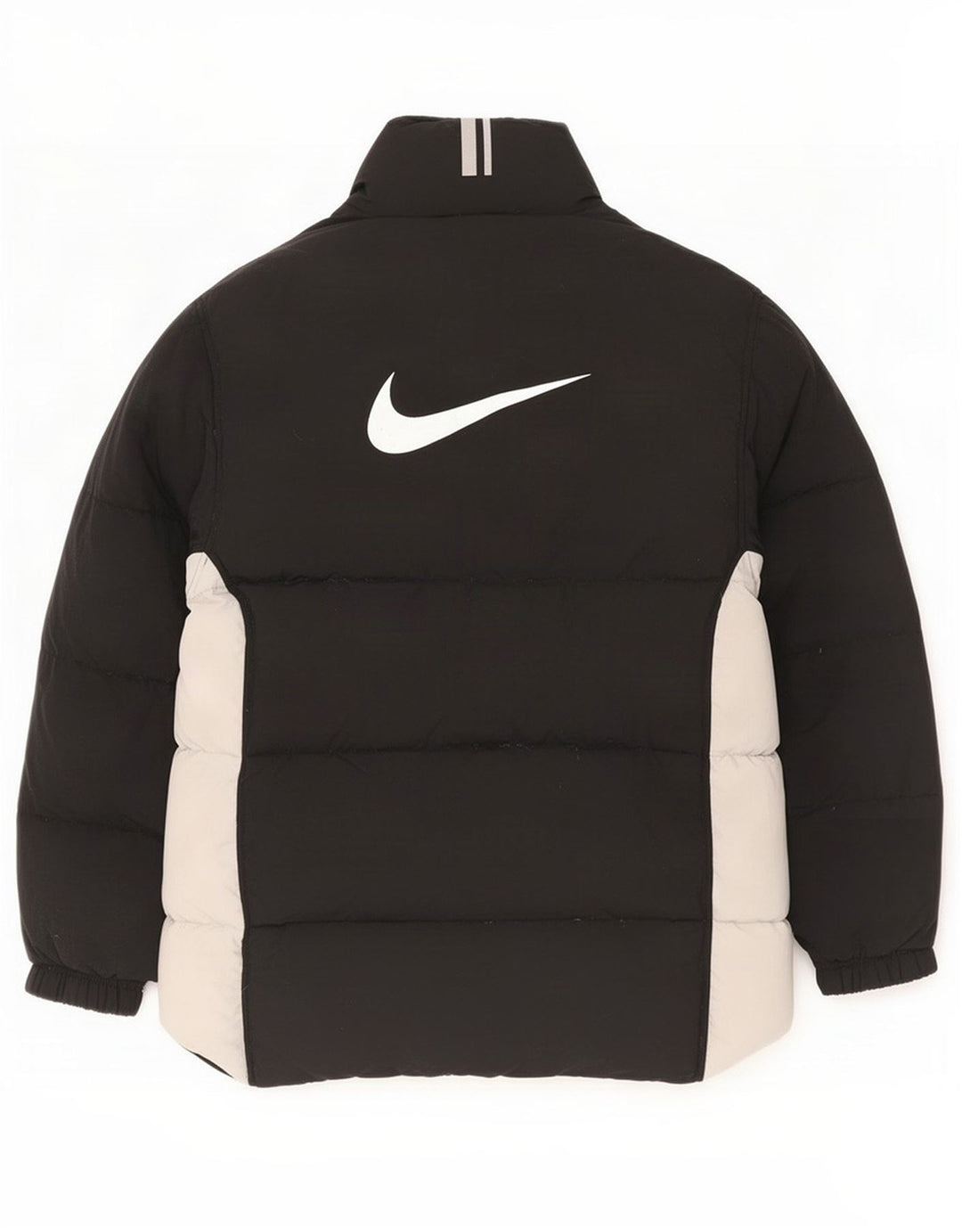 Nike Herre grafisk polstret jakke UK 36/38 Small Black Colourblock Nylon