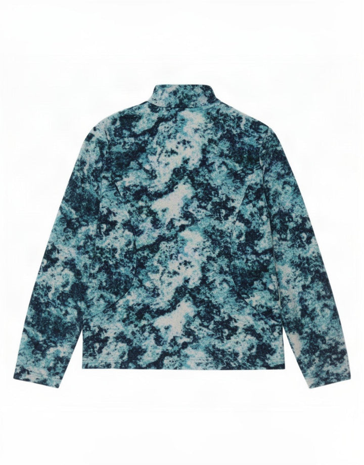 Marks & Spencer Fleecejakke til kvinder UK 12 Medium Flerfarvet Tie Dye