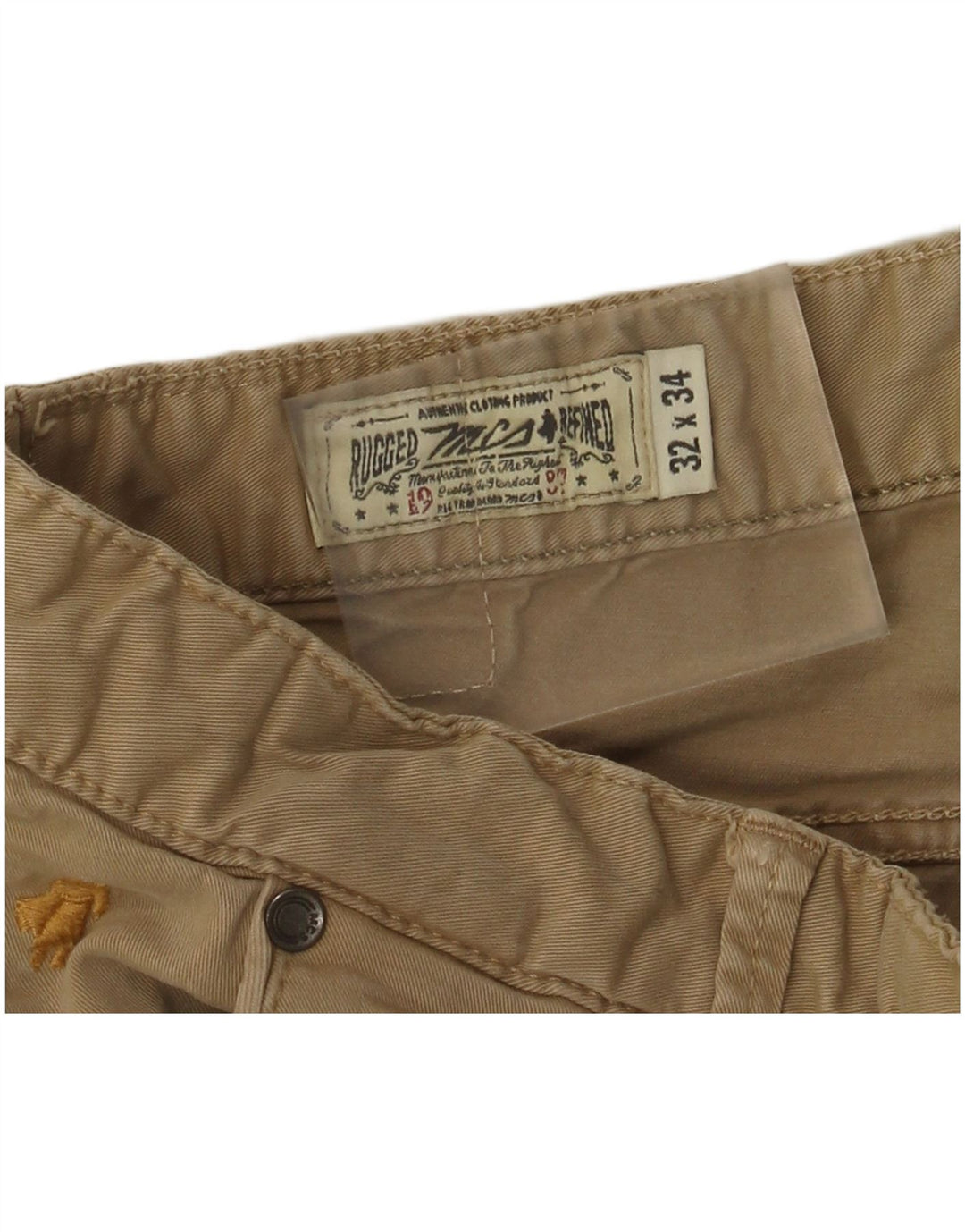 Marlboro Classics Dame Regular Tapered Chino Bukser W32 L34 Beige