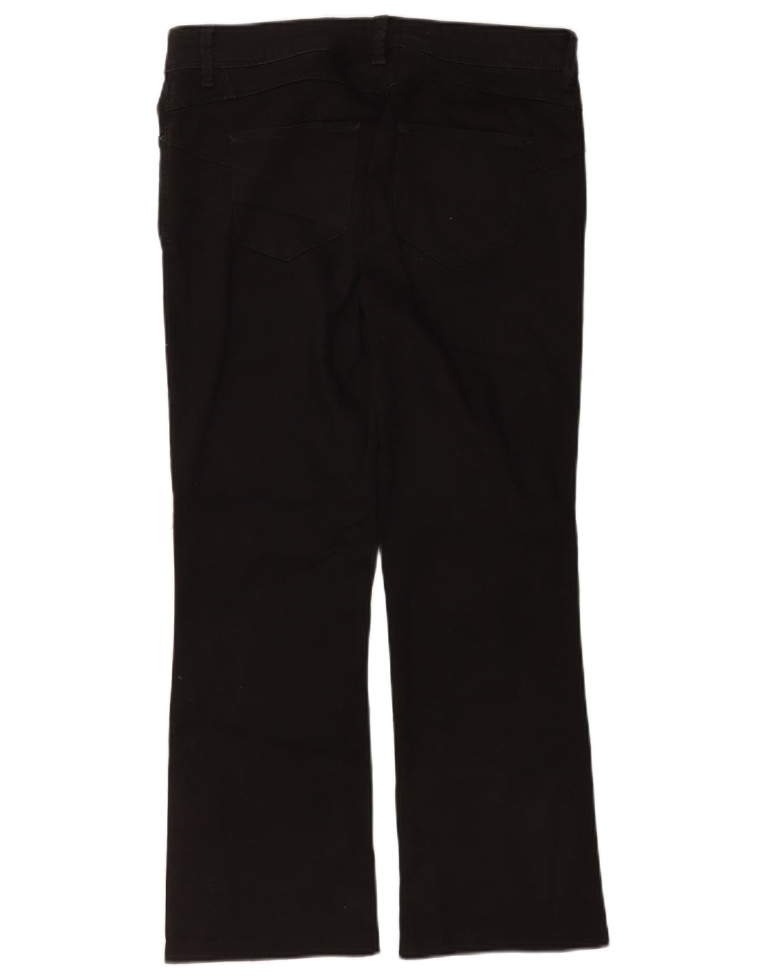 Marks & Spencer Dame Bootcut Jeans UK 16 Large W34 L26 Black Bomuld