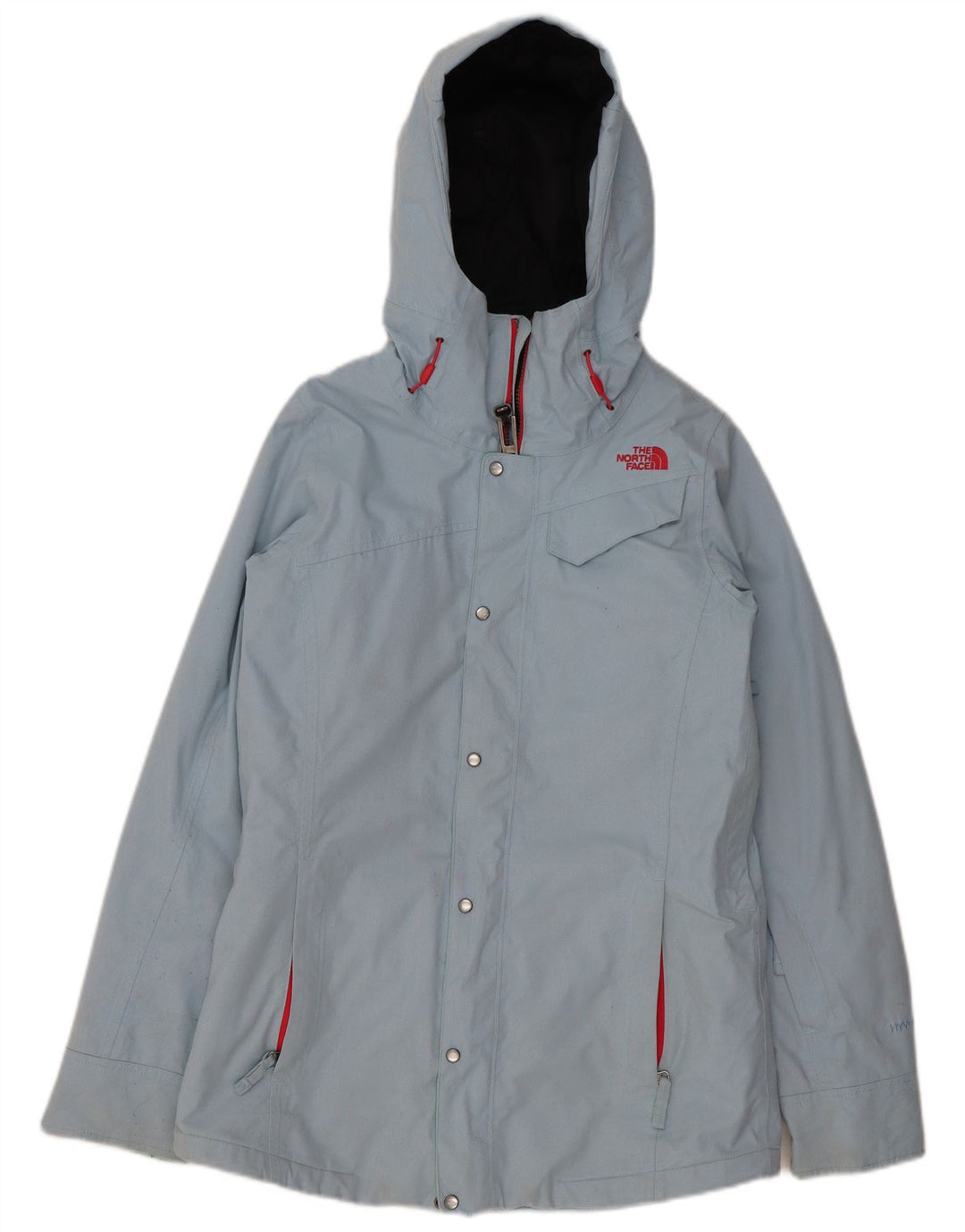 The North Face Dame Hætte Oversized Windbreaker Jacket UK 10 Small Blue