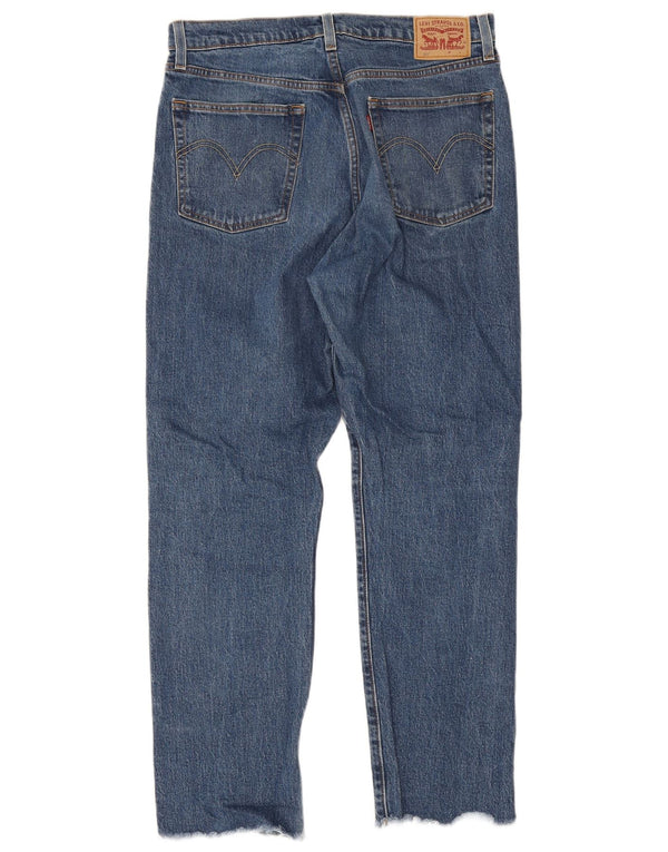 Levi's Herre 501 Straight Jeans W30 L30 Blå Bomuld