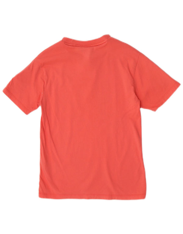 Adidas Dame Grafisk T-Shirt Top UK 6 Small Pink Bomuld