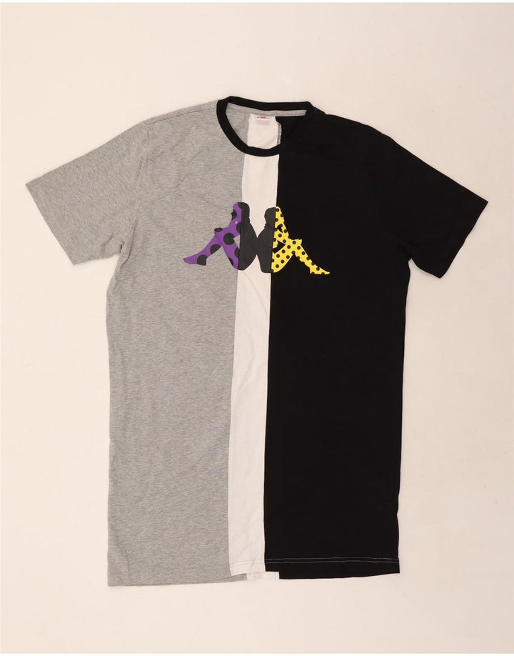 KAPPA Herre grafisk T-shirt Top XL Flerfarvet Colourblock