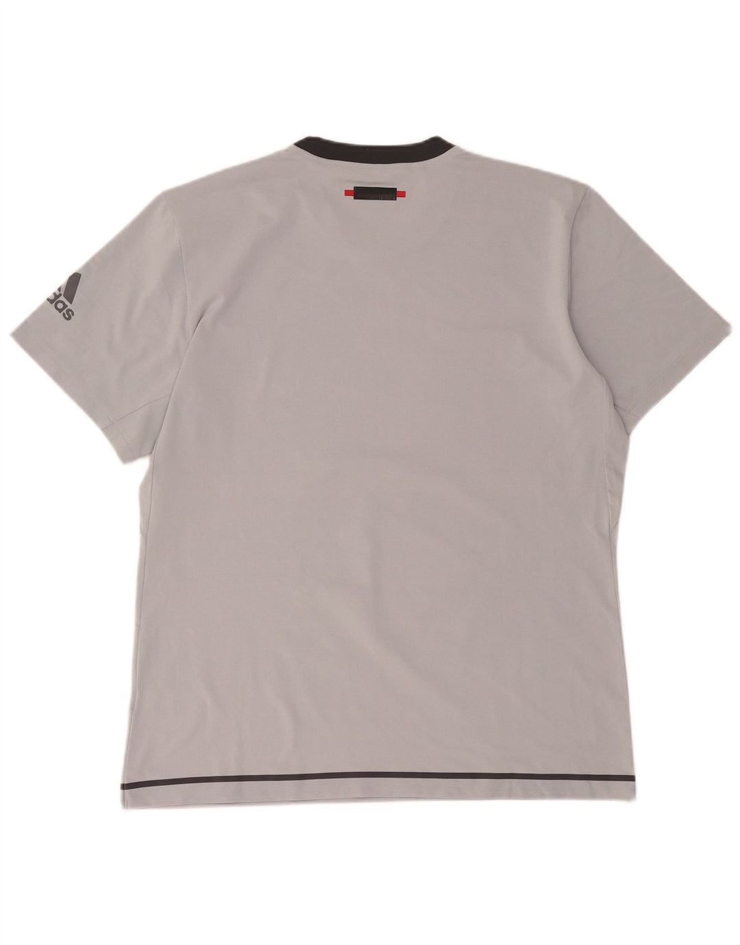 Adidas Herre grafisk T-shirt Top XL Grå Polyester
