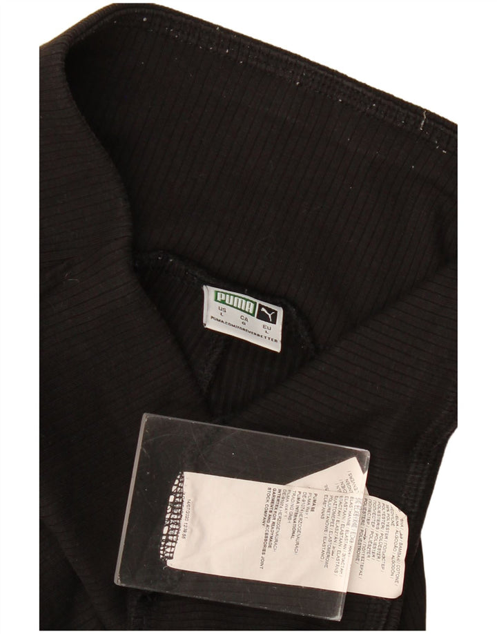 Puma Dame Leggings UK 14 Large Black Bomuld