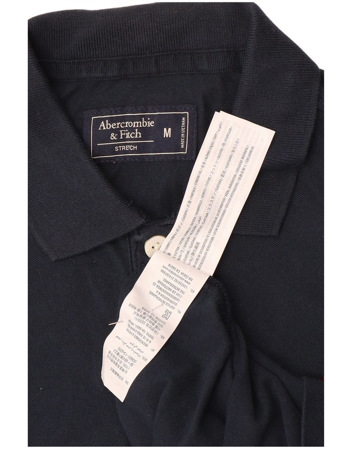 Abercrombie & Fitch herre poloshirt Medium marineblå bomuld
