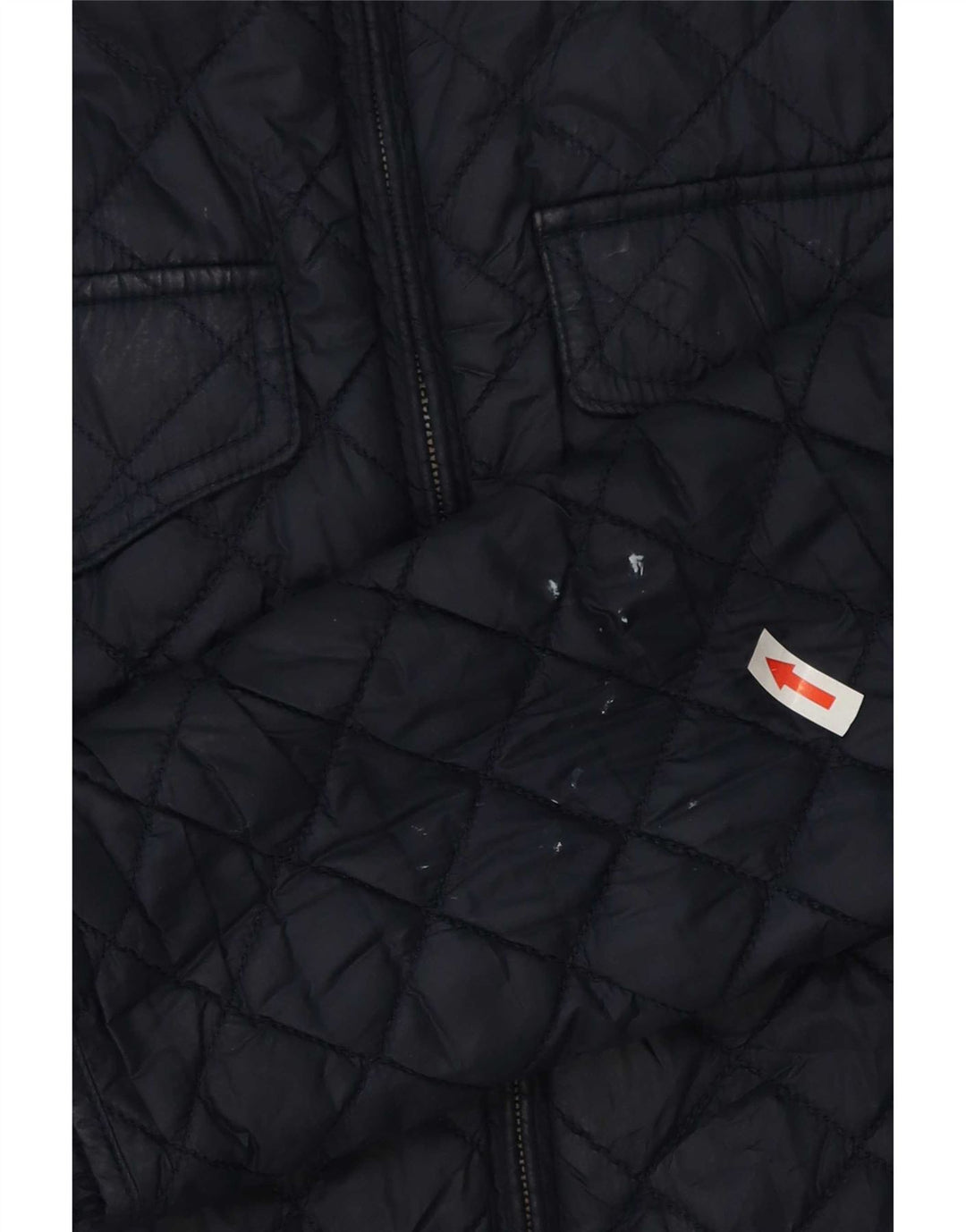 Barbour Quiltet jakke til kvinder UK 10 Small Navy Blue