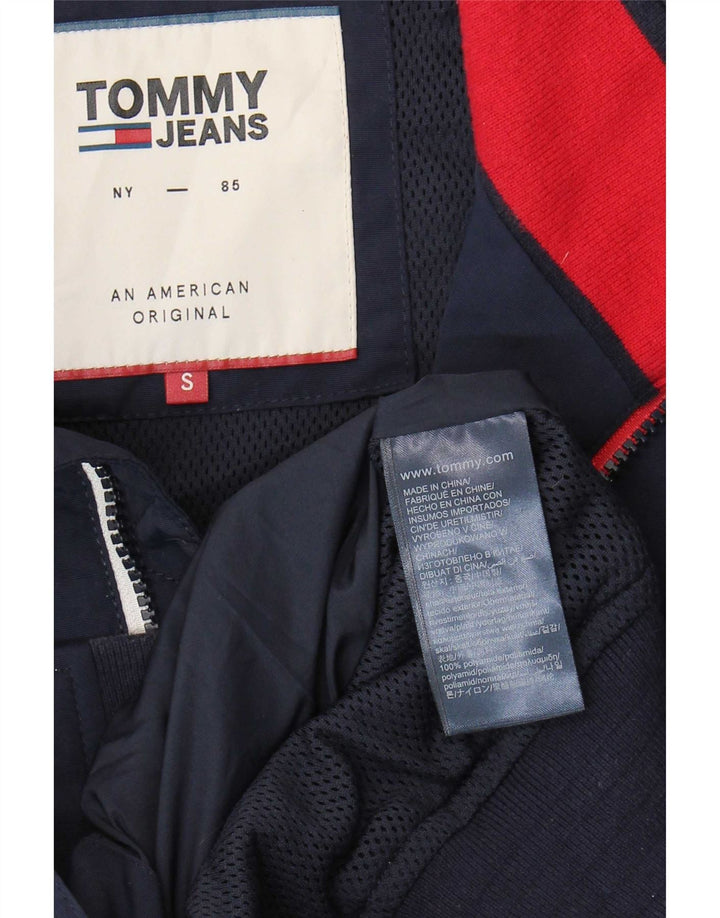 Tommy Hilfiger Herre Bomber Jacket UK 36 Small Navy Blue Polyamide