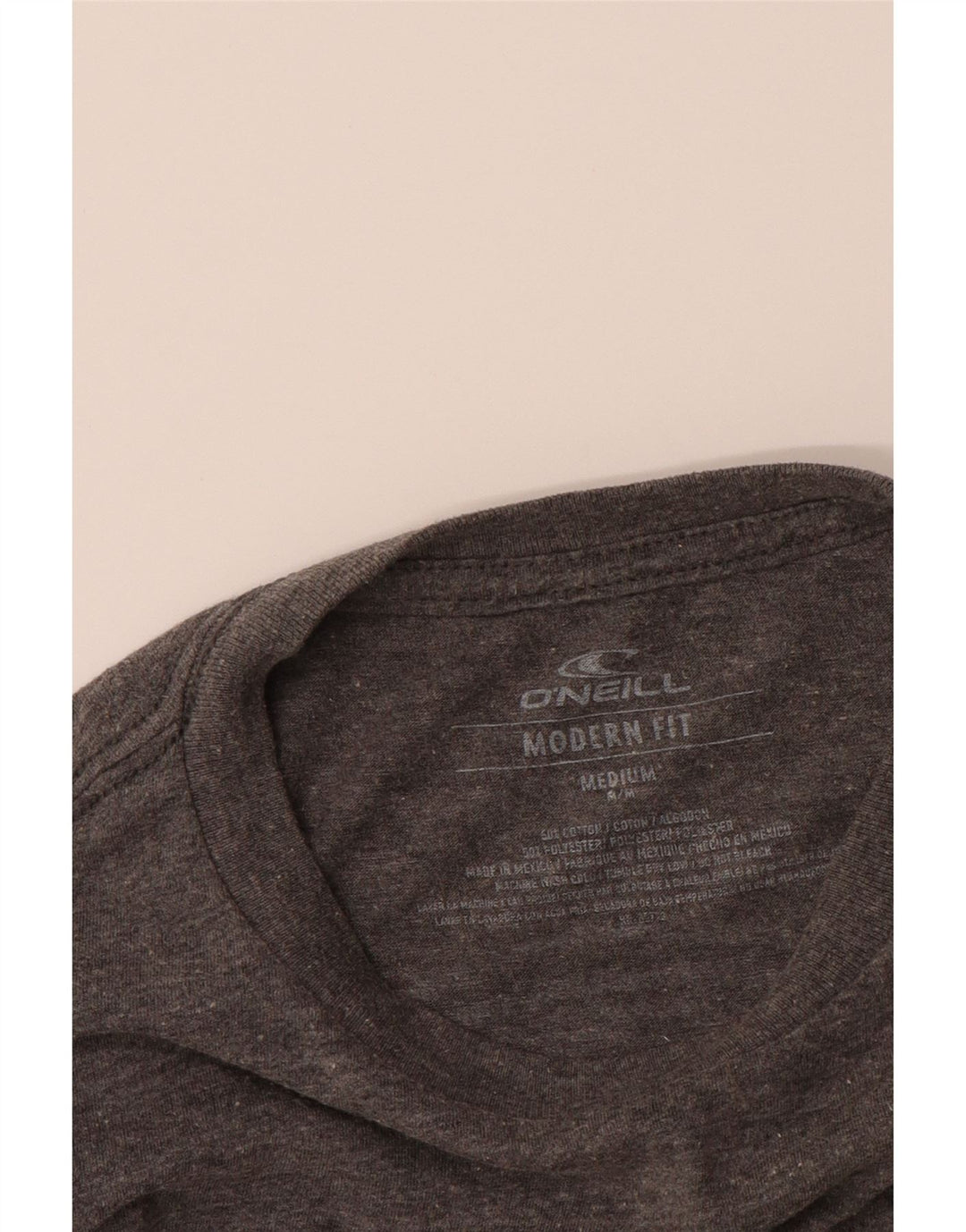 O'NEILL Mens Modern Fit Graphic T-Shirt Top Medium Grey Cotton Vintage O'Neill and Second-Hand O'Neill from Messina Hembry 