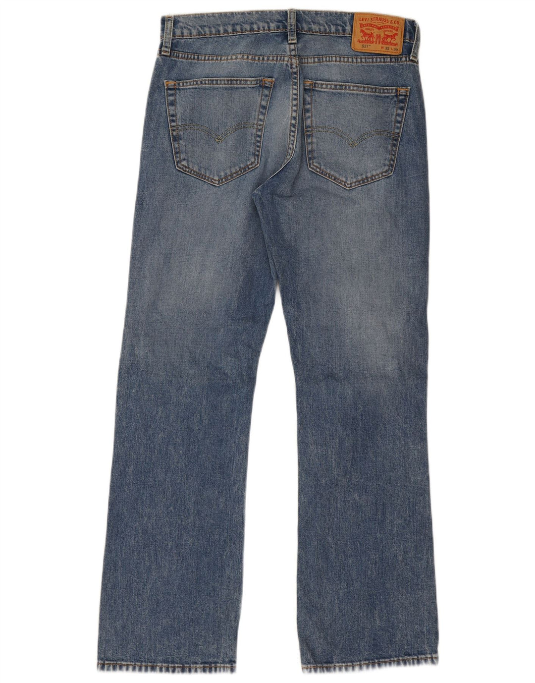 Levi's Herre 527 Slim Bootcut Jeans W32 L30 Blå Bomuld