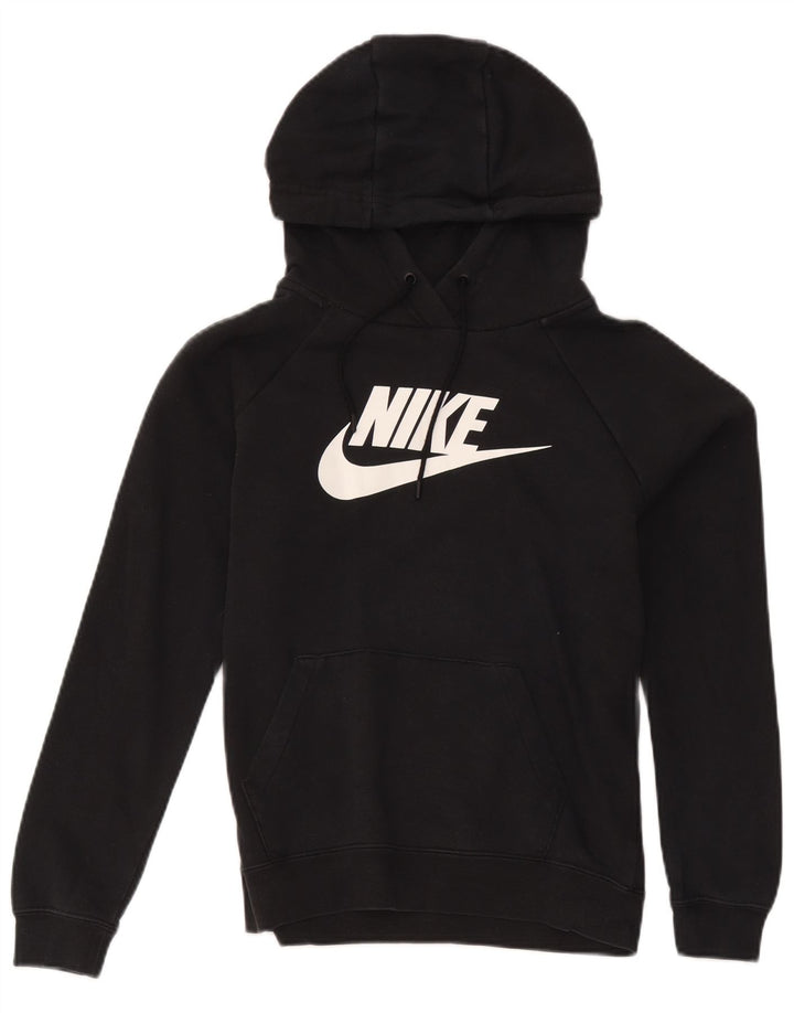 Nike grafisk hættetrøje til mænd, lille sort bomuld