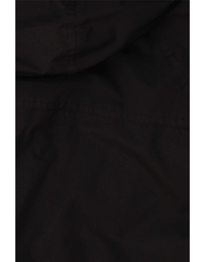 Mountain Warehouse Regnjakke med hætte til mænd UK 36 Lille sort polyester
