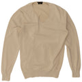 Massimo Dutti Herre V-hals sweater Medium Beige Bomuld