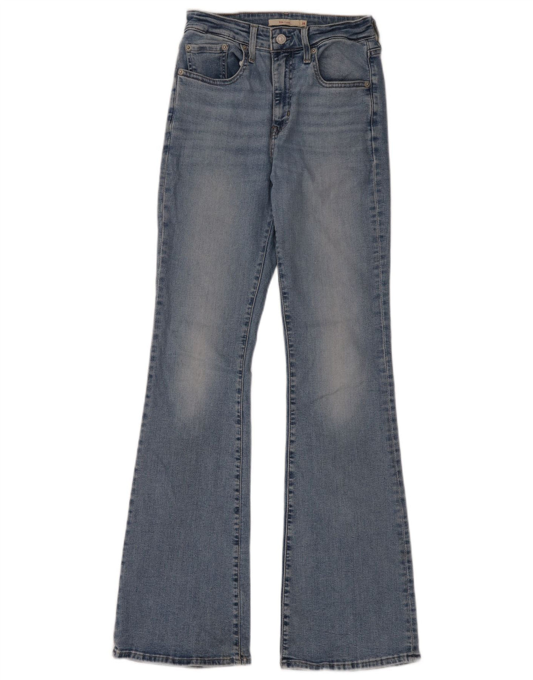 Levi's Dame 726 Flared Jeans W28 L34 Blå Bomuld