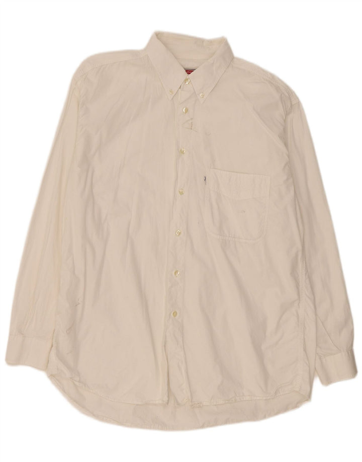Levi's Herreskjorte XL Hvid Bomuld