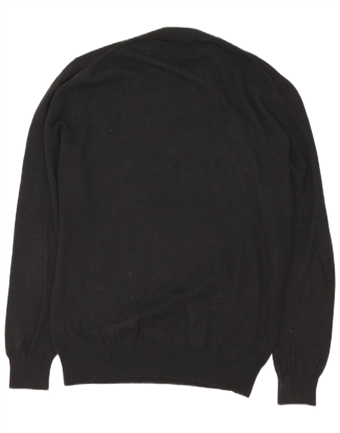 Trussardi Herre sweater med rund hals XL sort polyamid