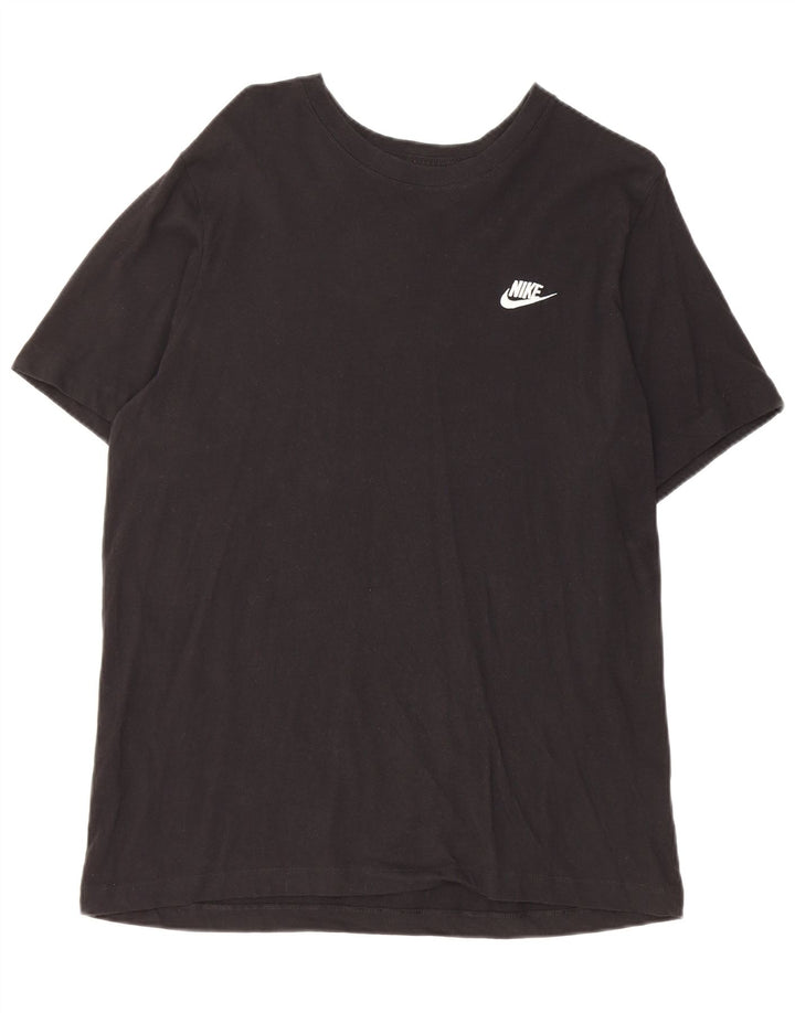 Nike T-shirt top til mænd, stor sort bomuld