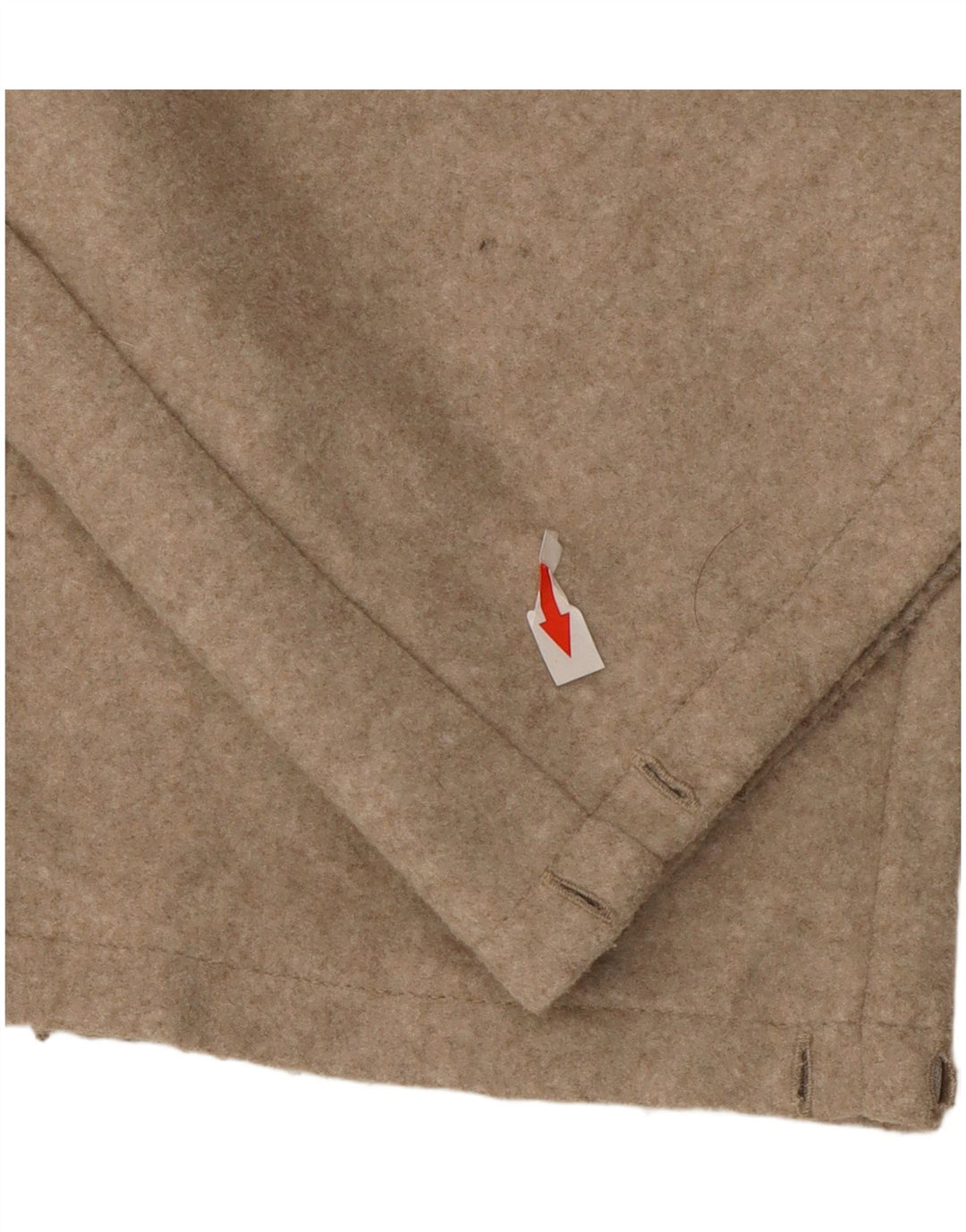 Zara Womens Casual Bukser med brede ben Små W26 L29 Beige Polyester