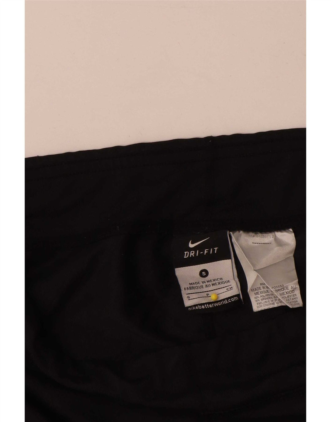 Nike Dame Dri Fit Sport Shorts UK 10 Small Black Polyester