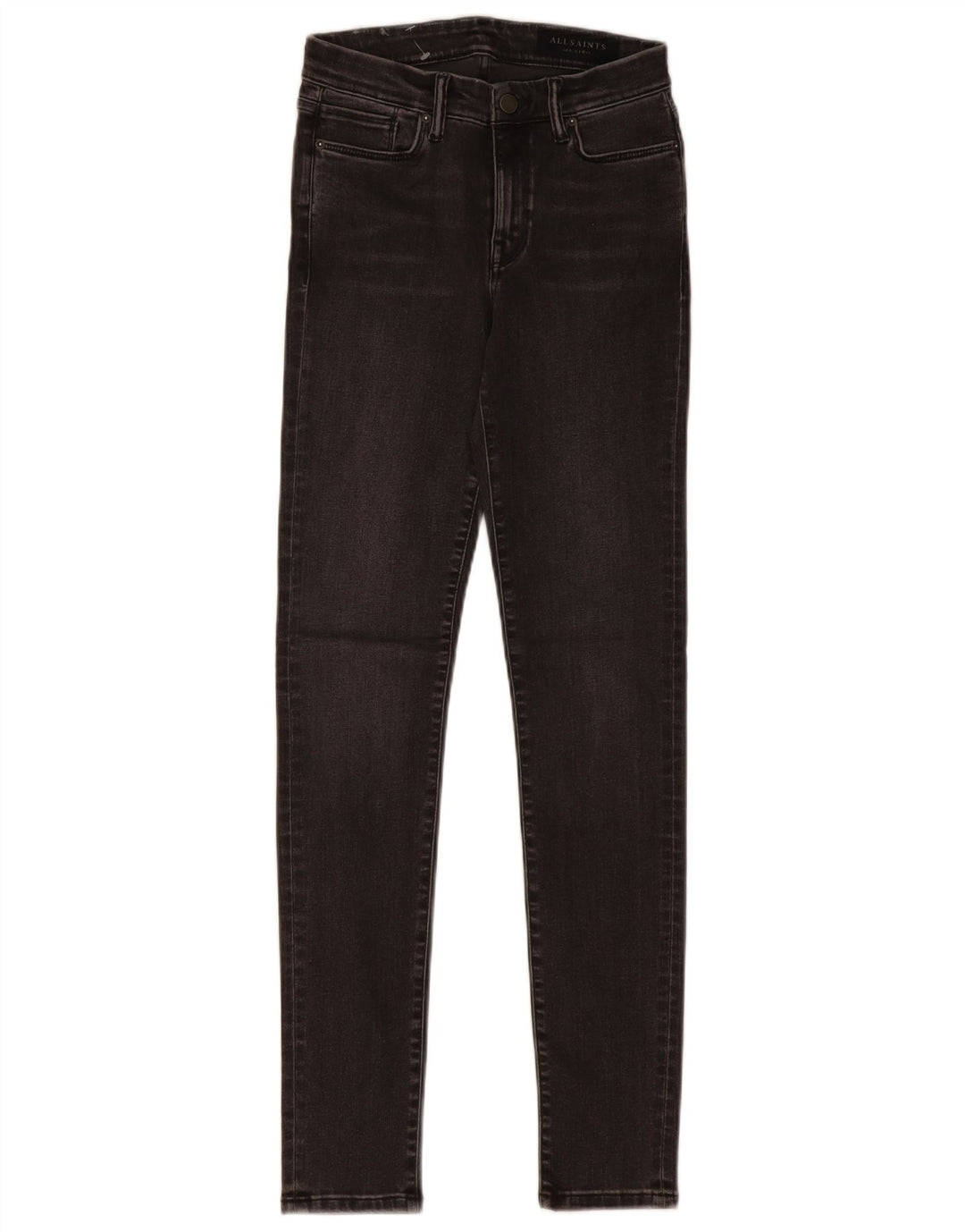 ALL SAINTS Womens Skinny Jeans W27 L30  Grey Cotton