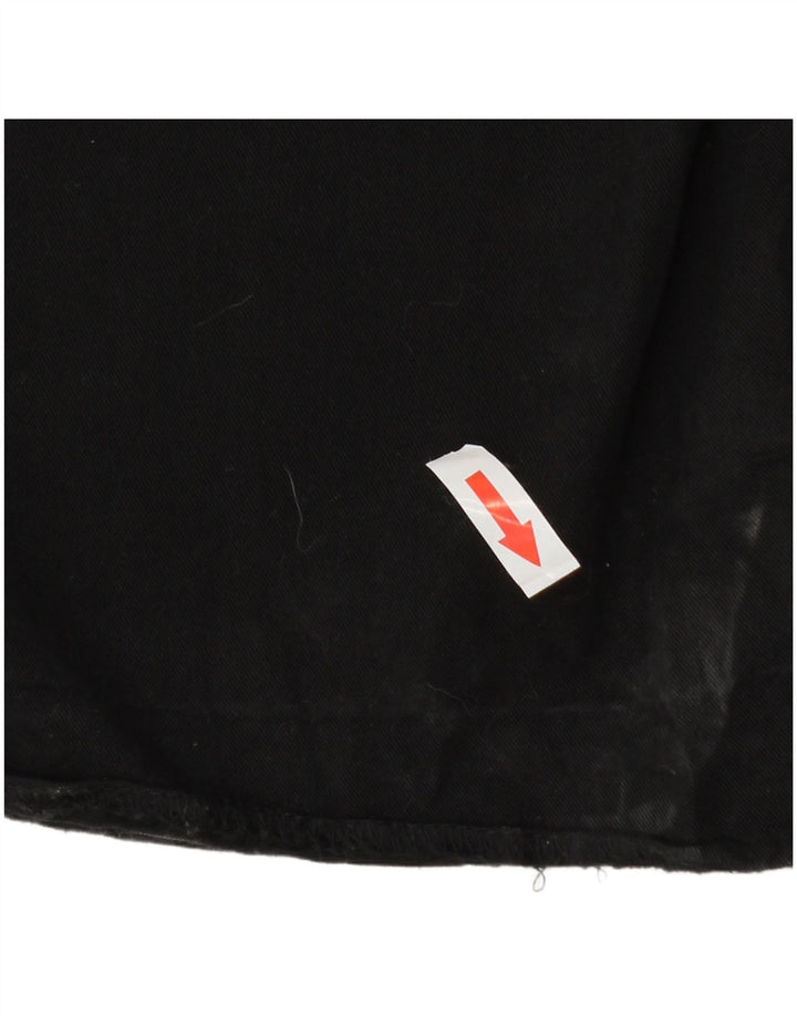 Marks & Spencer Womens Pegged Chino-bukser Small W26 L34 Black Lyocell