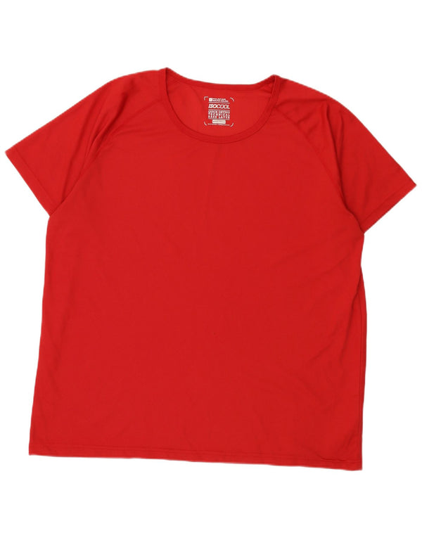 Mountain Warehouse Herre IsoCool T-Shirt Top 3XL Rød Polyester