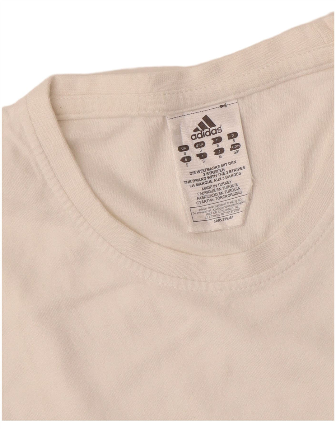 ADIDAS Grafisk T-shirt top til mænd, lille hvid