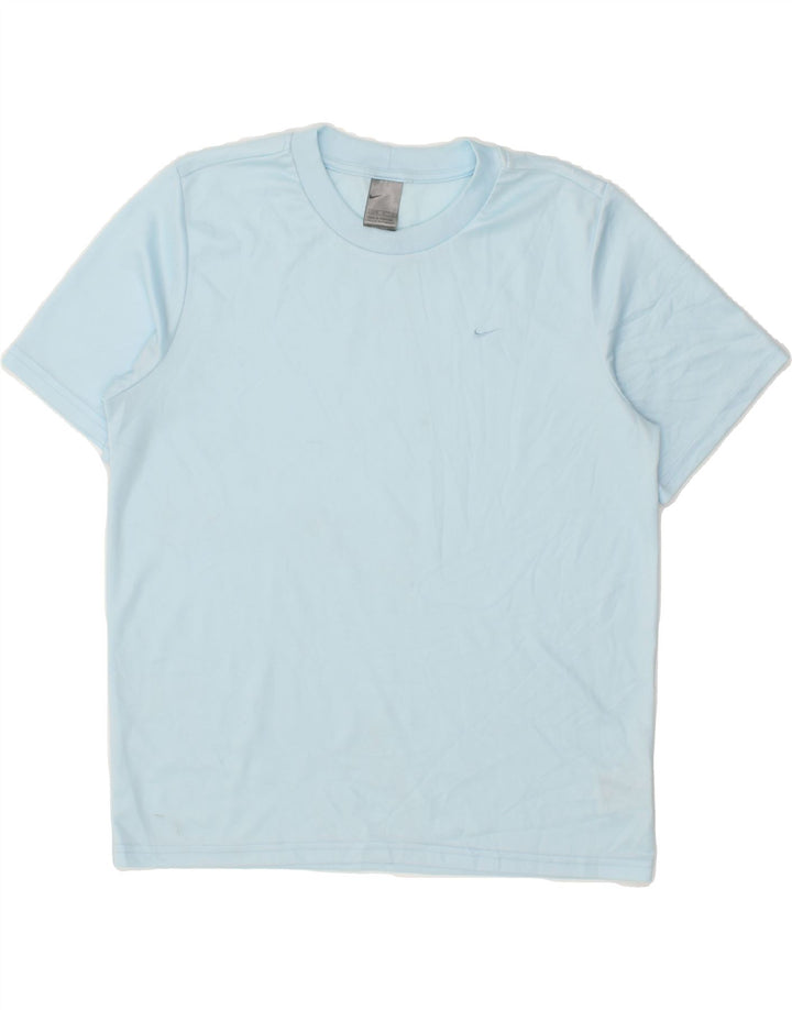 NIKE Womens T-Shirt Top US 12/14 Large Blue Polyester Vintage Nike and Second-Hand Nike from Messina Hembry 