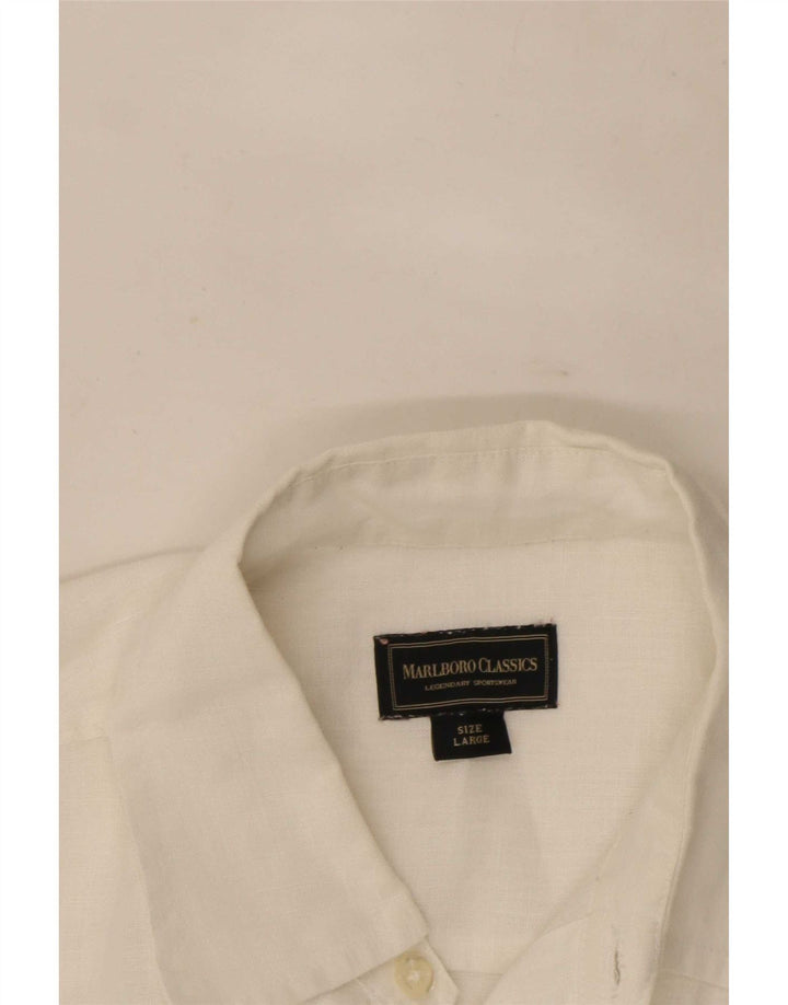Marlboro Classics Herreskjorte Large White
