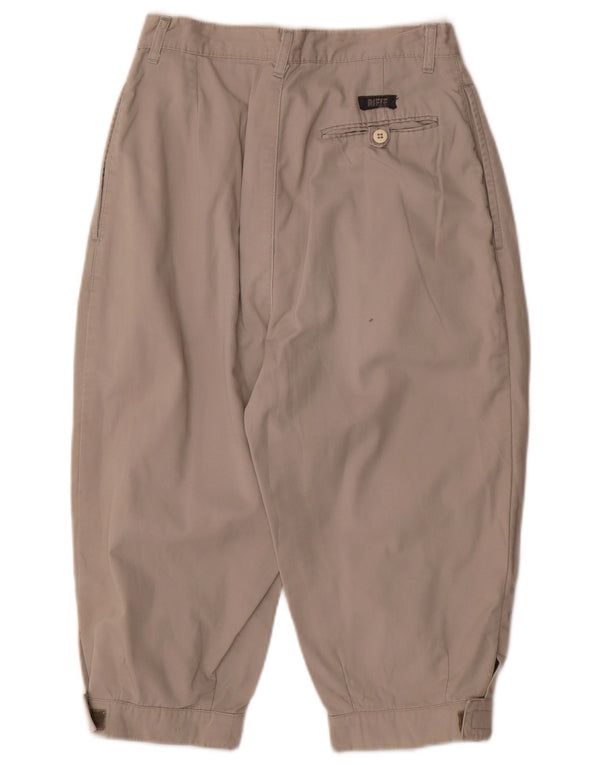 RIFLE Herre Højtaljede Loose Fit Bermuda Shorts W26 XS Grå