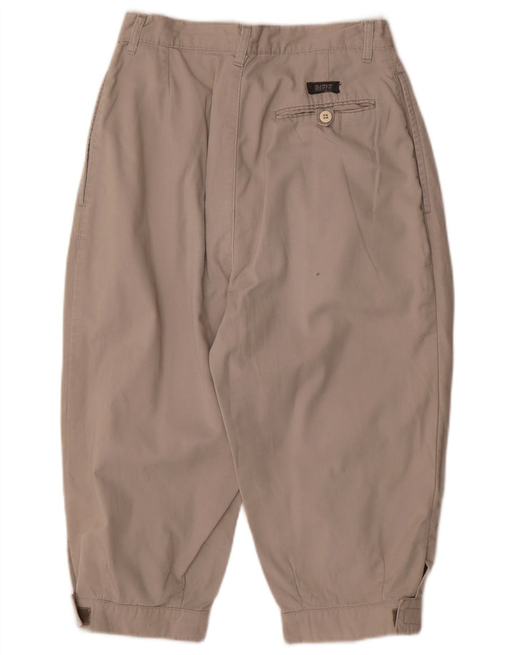 RIFLE Herre Højtaljede Loose Fit Bermuda Shorts W26 XS Grå