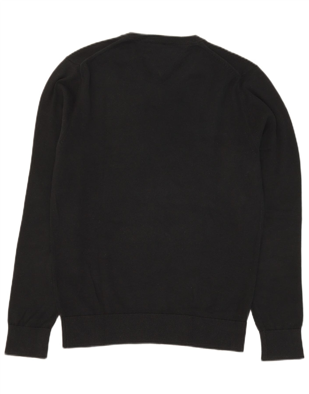 Tommy Hilfiger Herre V-hals sweater lille sort bomuld