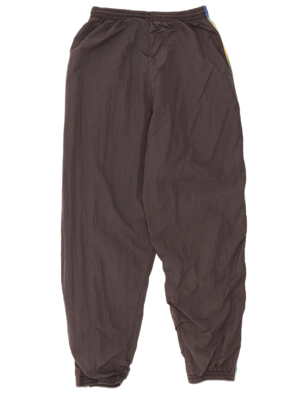 Adidas Dame Loose Fit Træningsdragt Bukser Joggers UK 10 Small Black Nylon