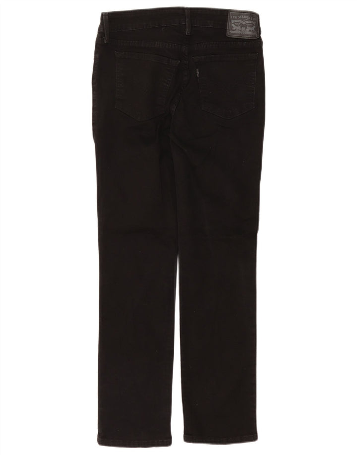 Levi's Dame 712 Slim Jeans W27 L28 Sort Bomuld