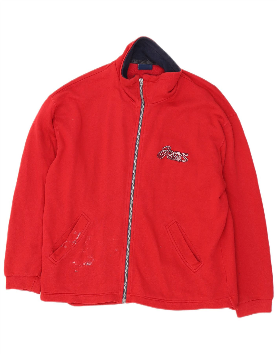 Asics Herre grafisk træningsdragt Topjakke Medium Rød Bomuld